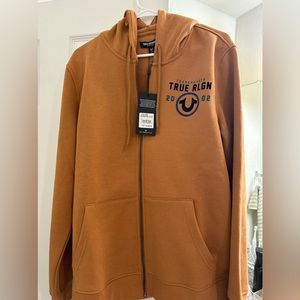 Brown True Religion Zip up Large